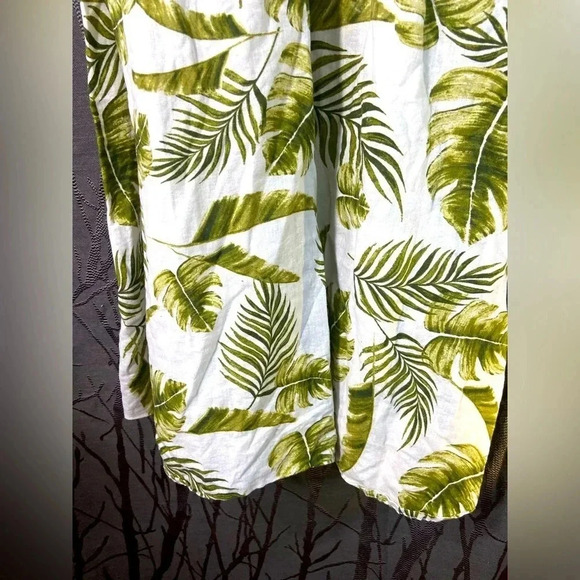 Joe fresh -  Medium Dress w/ White & Green Leaves 🍃 - Picture 6 of 8